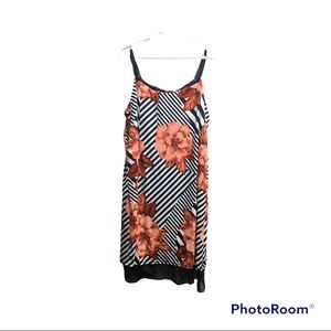 Creation Flower pattern reversible dress (Women)